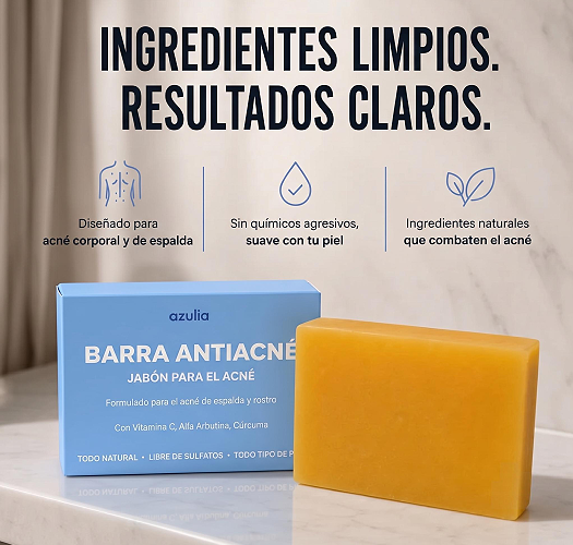 Jabón antiacné Azulia™